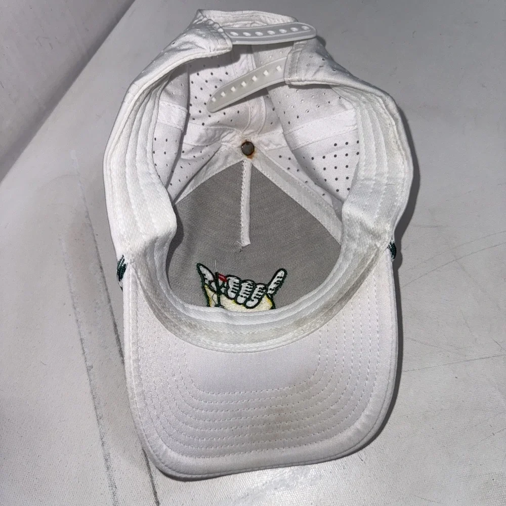 Masters Strap Back Mens One Size White Golf Augusta Nationals Sports Hat Cap
